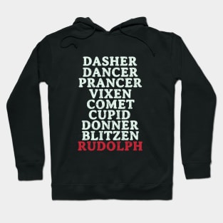 Reindeer names Hoodie